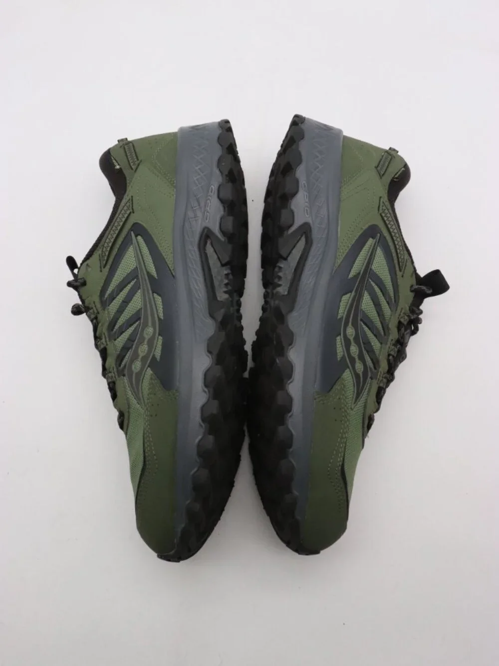 Saucony Grid Peak GTX Men's Size 13 Trail Running Shoes Green Black S70849-2